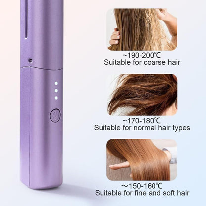 QuickSmooth Mini Adjustable Hair Straightener Hot Comb